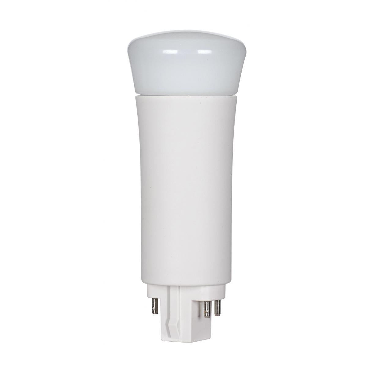 Satco S29858 9 Watt LED PL 4-Pin 3000K 1050 Lumens G24q base 50000 Average rated hours 120 Deg. Beam Angle Type A Ballast dependent