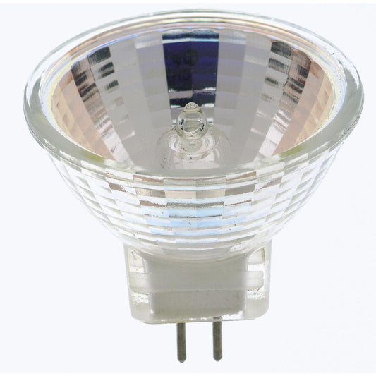 Satco S3444 10 Watt Halogen MR11 Clear 2000 Average rated hours G4 base 12 Volt Carded