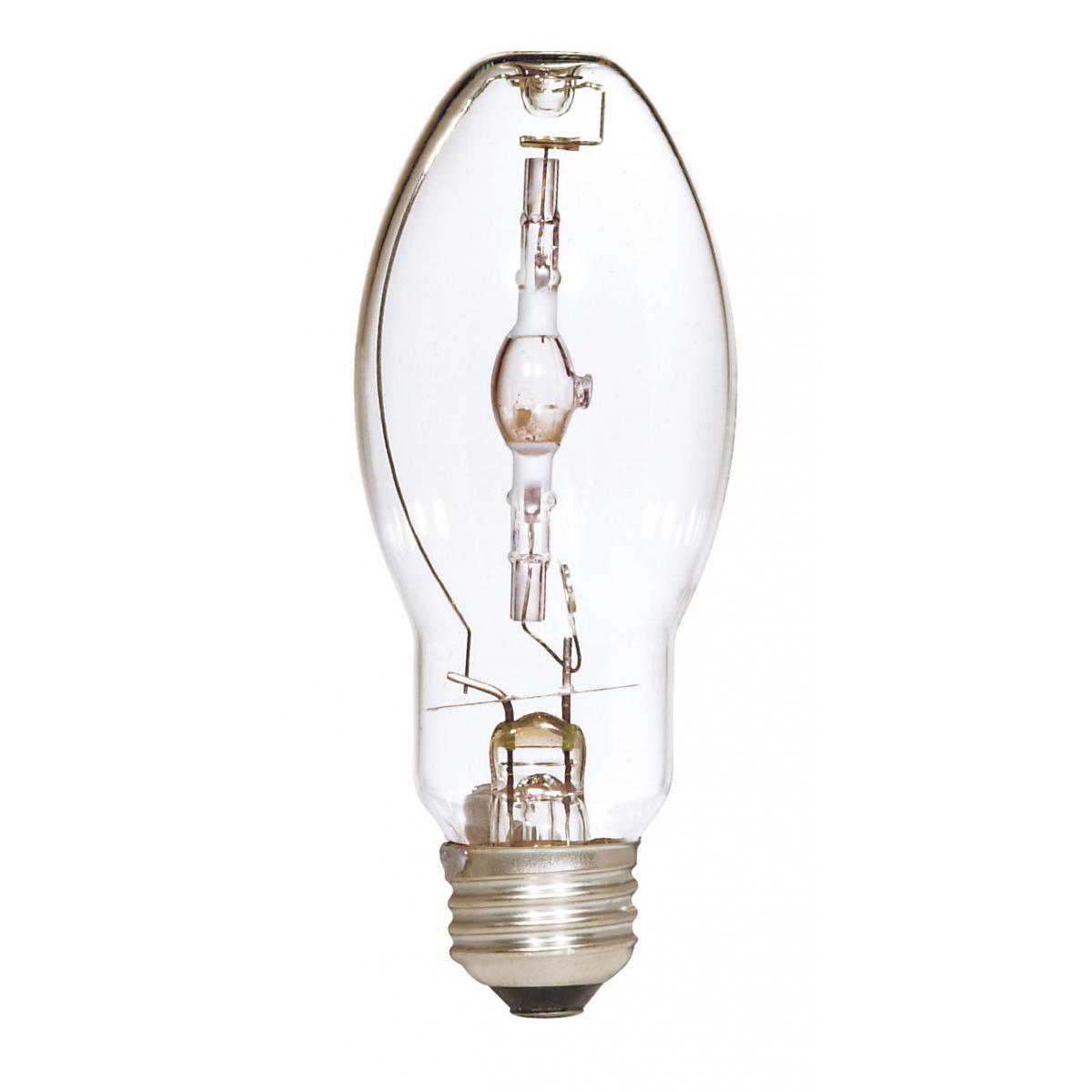 Satco S4379 MH150/U/ED17/4K/E26/EM/M107 150 Watt Metal Halide HID Medium base ED17 Clear 65 CRI 4000K