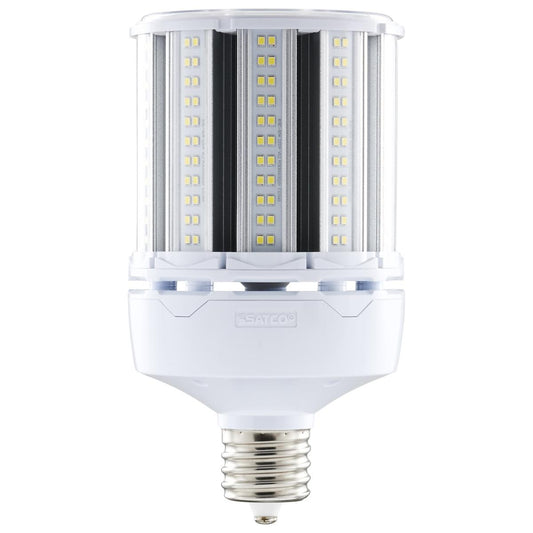 Satco S49395 80W/LED/HP/850/100-277V/EX39 80 Watt LED HID Replacement; 5000K; Extended Mogul base; Type B Ballast Bypass; Economy Hi-Pro