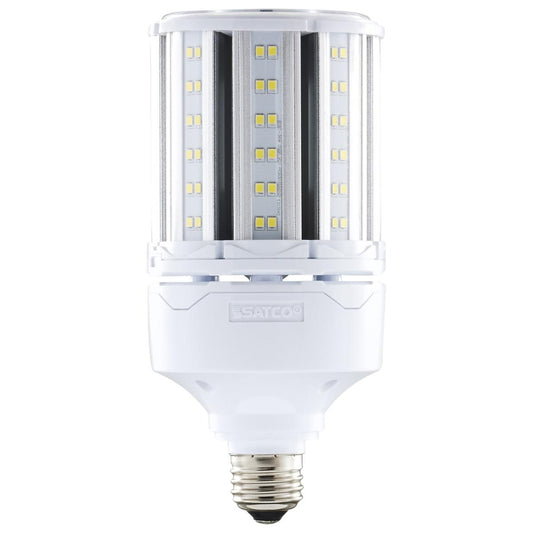 Satco S49672 36W/LED/HP/827/100-277V/E26 36 Watt LED HID Replacement; 80 CRI; 2700K; Medium base