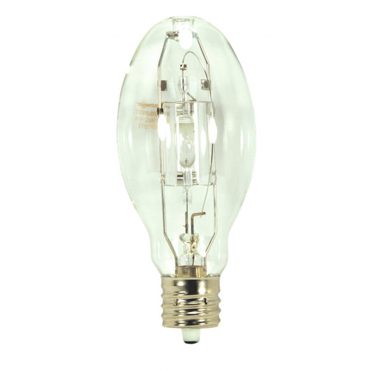 Satco S5881 MP200/ED28/PS/BU/4K 200 Watt Metal Halide HID Mogul extended base ED28 Clear 65 CRI 4200K