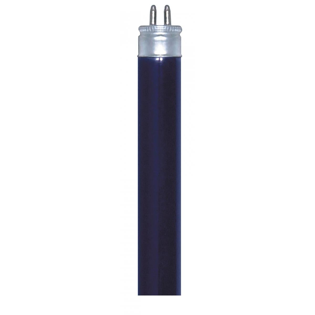 Satco S6406 F8T5/BLB 8 Watt T5 Black light Blue Fluorescent Miniature Bi Pin base