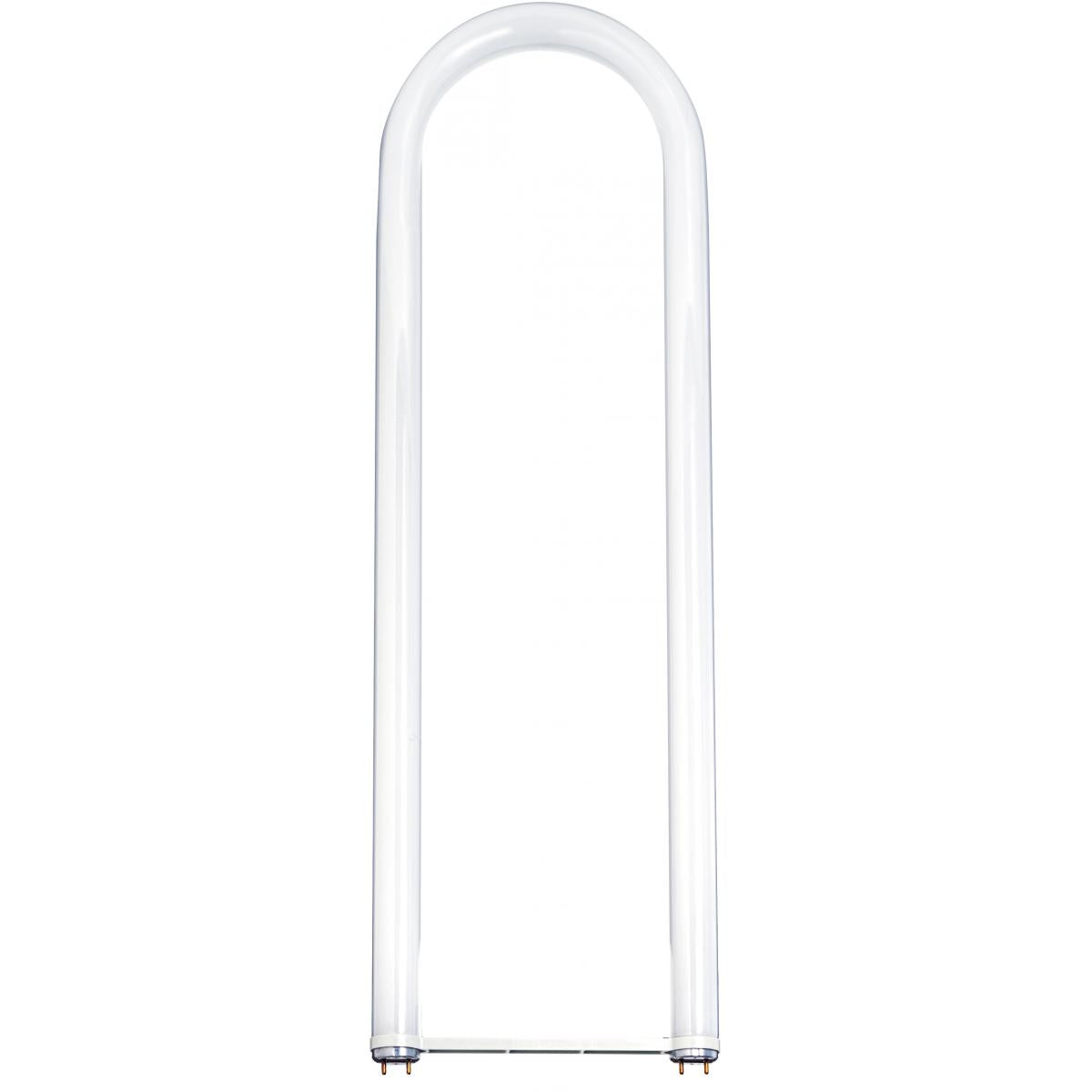 Satco S6554 FBO32T8/735/6/ECO 32 Watt T8 U-Bend Fluorescent 3500K Neutral White 75 CRI Medium Bi Pin base