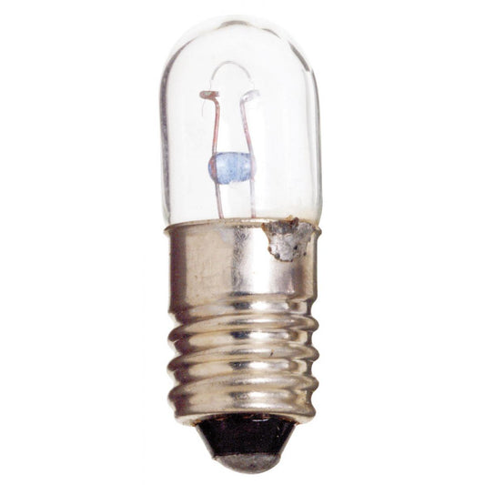 Satco S6911 46 1.58 Watt miniature T3 1/4 3000 Average rated hours Miniature Screw base 6.3 Volt