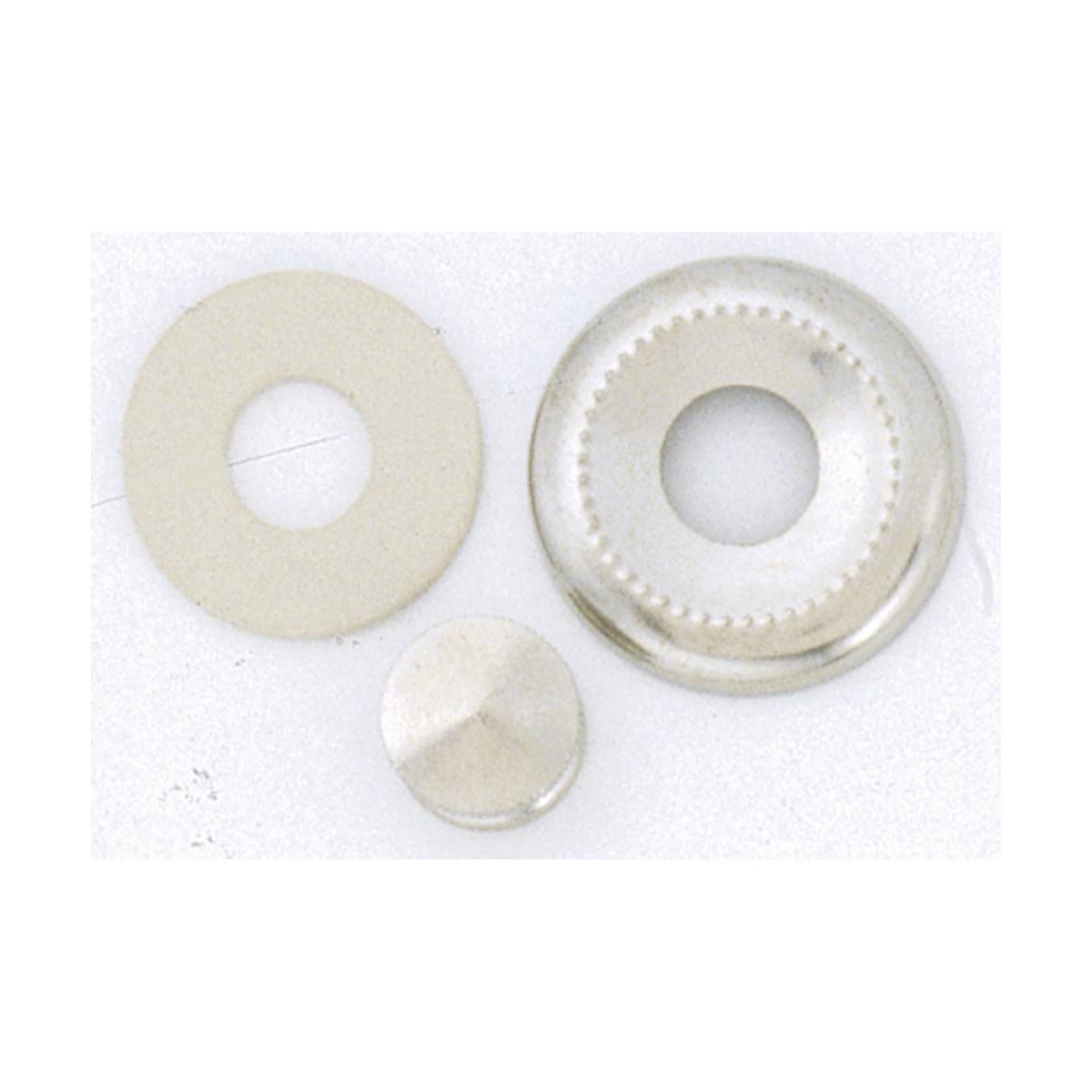Satco S70-639 Ceiling Glass Lock-Up Nickel Plated Finish