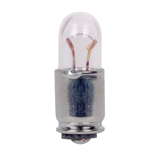 Satco S7119 337 1.2 Watt miniature T1 3/4 1000 Average rated hours Midget Grooved base 6 Volt