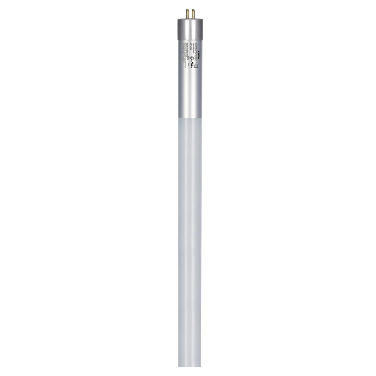 Replacement for Satco S8695 12 Watt T5 LED Miniature bi-pin base 5000K 120-277 Volt Type B Ballast Bypass Single Ended Wiring