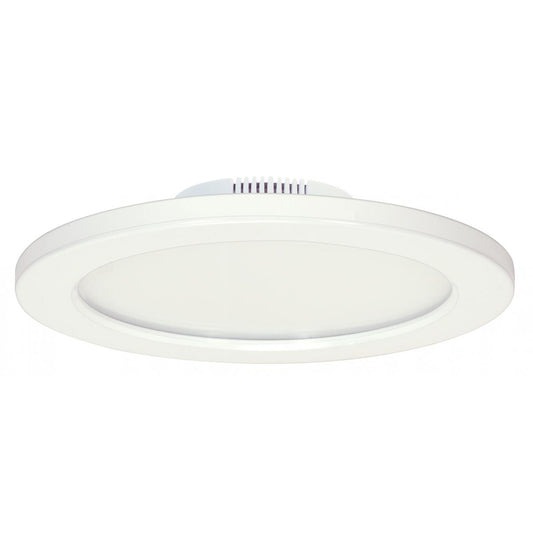 Satco S9882 12W/LED/7"FLUSH/3K/WH/SL 12 watt 7" Flush Mount LED Fixture 3000K White finish 120/277 volts