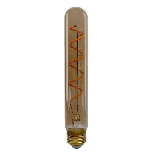 Satco S9971 4.5T9/SPIRAL/LED/AMB/120V 4.5 Watt T9 LED Amber Medium base 2000K 240 Lumens 120 Volt