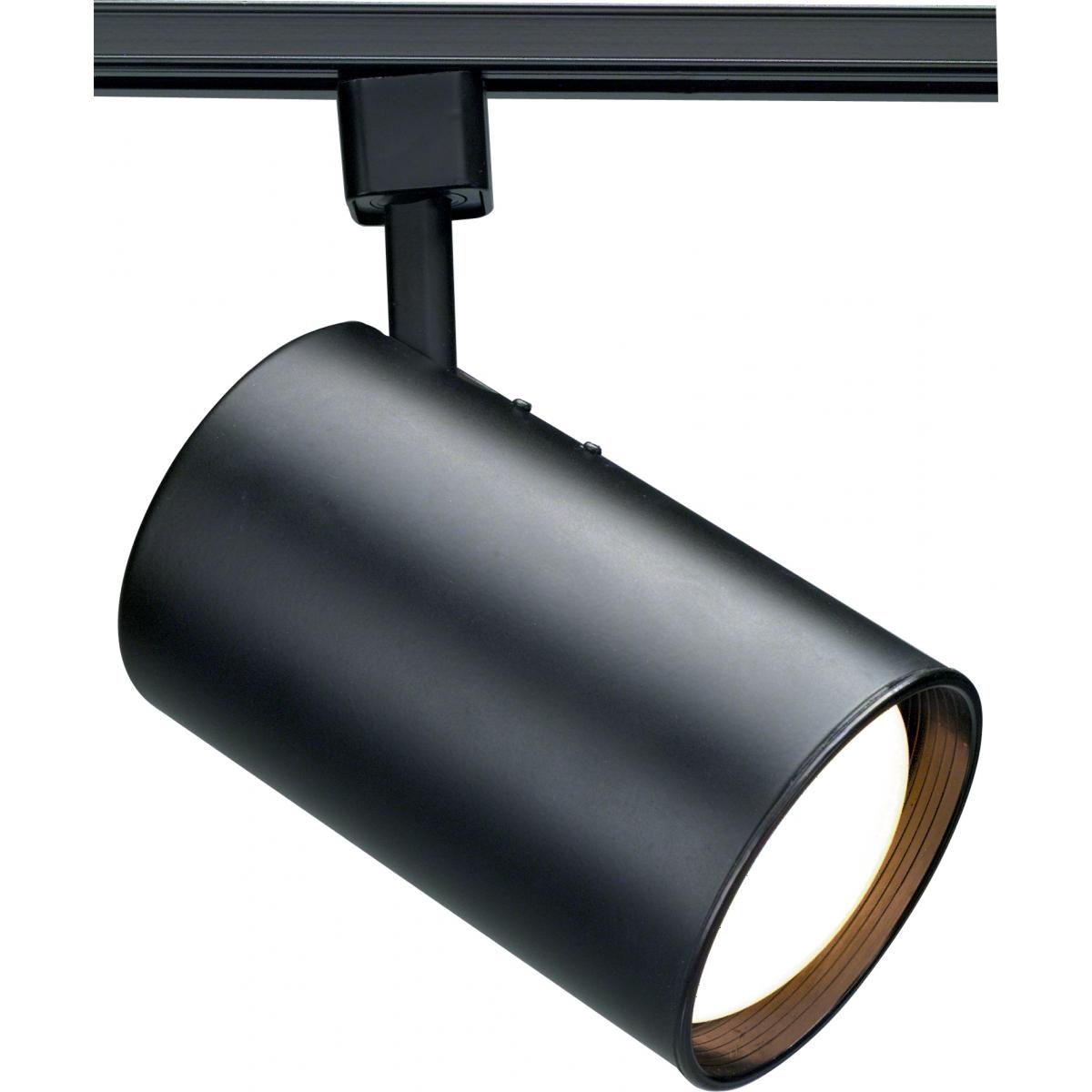 Satco TH201 1 Light - R20 - Track Head - Straight Cylinder - Black Finish