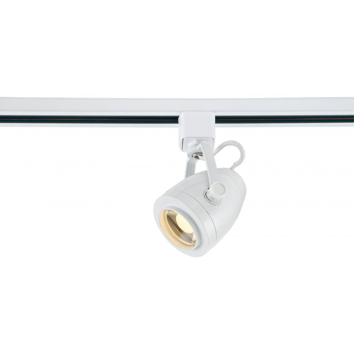 Satco TH411 1 Light - LED - 12W Track Head - Pinch Back - White - 24 Deg. Beam