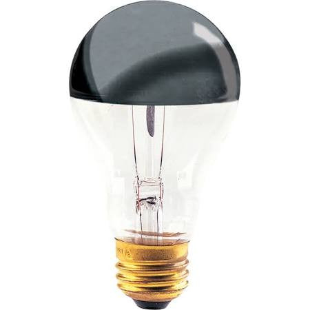 Bulbrite 712110 100A21HM 100-Watt Incandescent Half Chrome A21