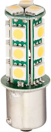 Halco 80691 JC20/2WW/BA15S/LED 2.4W 3000K 10-18V 250 Lumen Ba15s base 20000 hours 82 CRI Dimmable