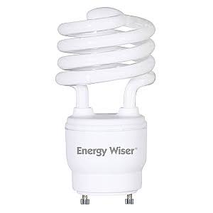 Replacement for Bulbrite 509701 CF18WW/T2/GU24 18 Watt 120 Volt 2700K T2 COIL GU24 CFL - NOW 4100K