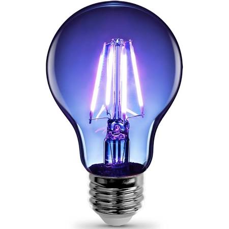 Feit A19/TB/LED Filament Color LED Transparent Blue