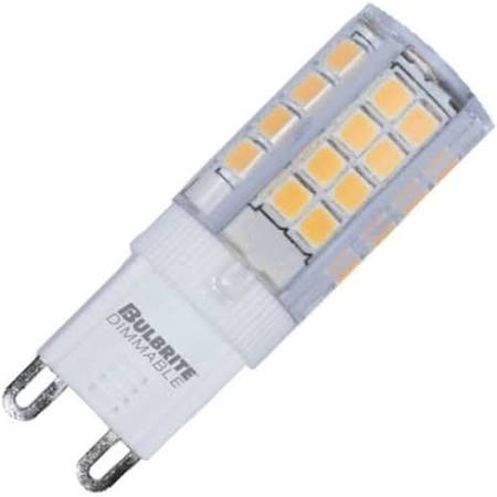 Bulbrite 770590 LED4G9/27K/120/D LED 4.5 Watt 120 Volt 2700K T4 G9